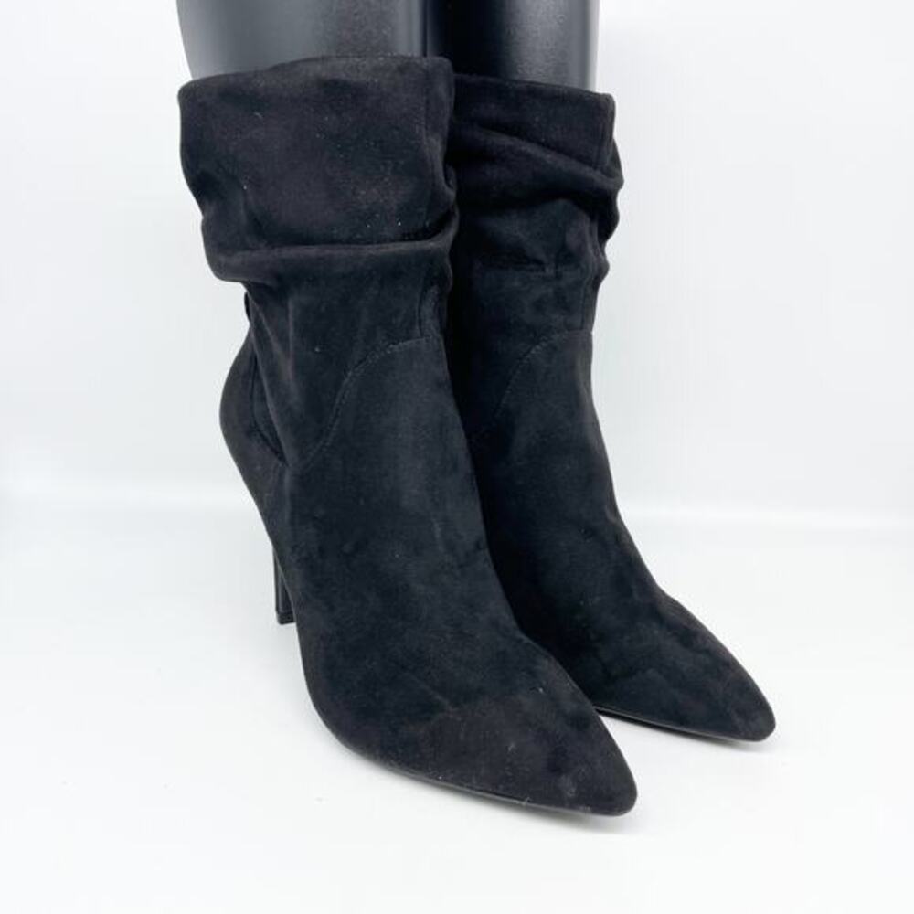 Jessica Simpson Women's Hartzell Faux Suede Pull‎ On Ankle Boots 8.5M